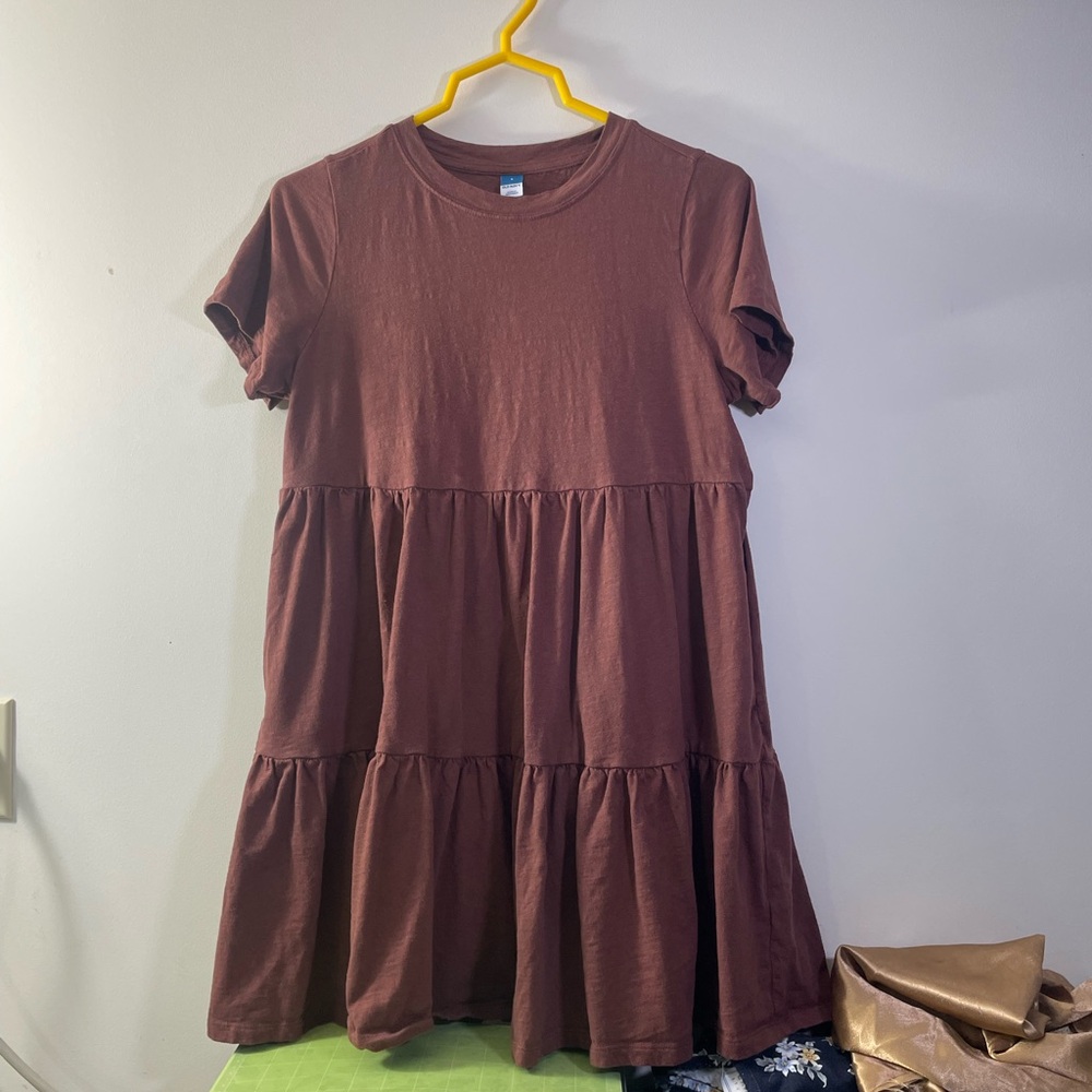 Old Navy Casual Brown Dress